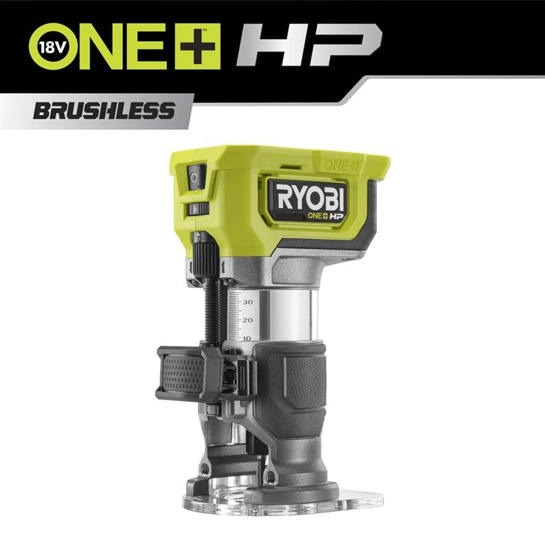 Ryobi 18V ONE+™ HP Compact Cordless Brushless Trim Router (Bare Tool)